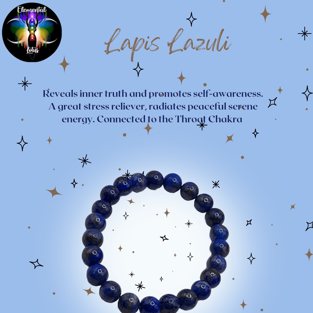 Lapis Lazuli Stretch Bracelet - POS