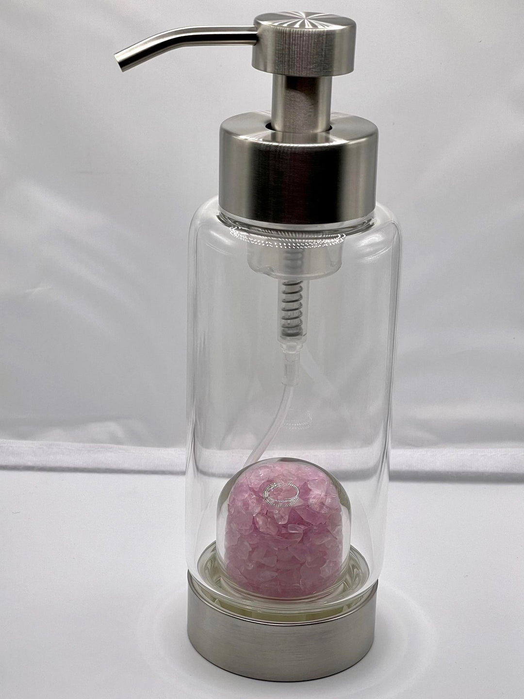 Glass Gemstone Soap Dispensers